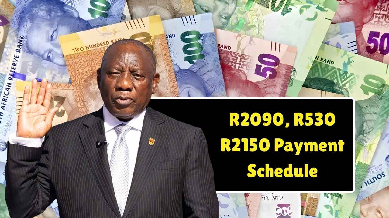 February 2026 SASSA Grant Payouts R2090, R530 and R2150 Payment Schedule